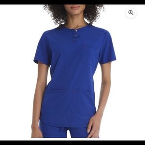 New blue scrubstar super stretch size S